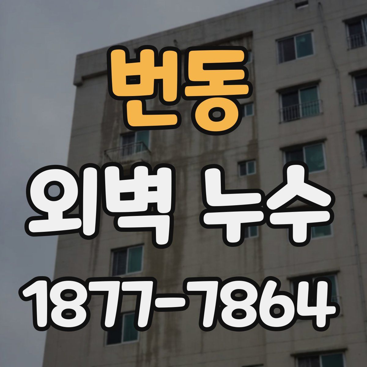 번동 외벽 누수