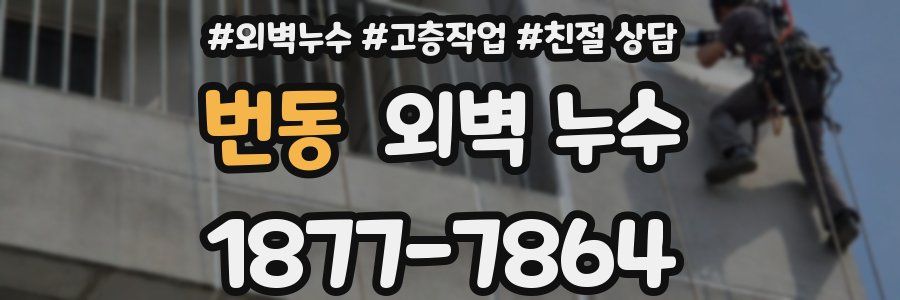 번동 외벽 누수