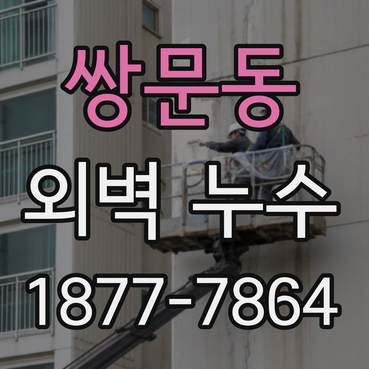 쌍문동 외벽 누수