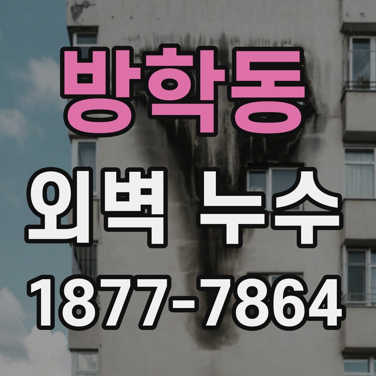 방학동 외벽 누수