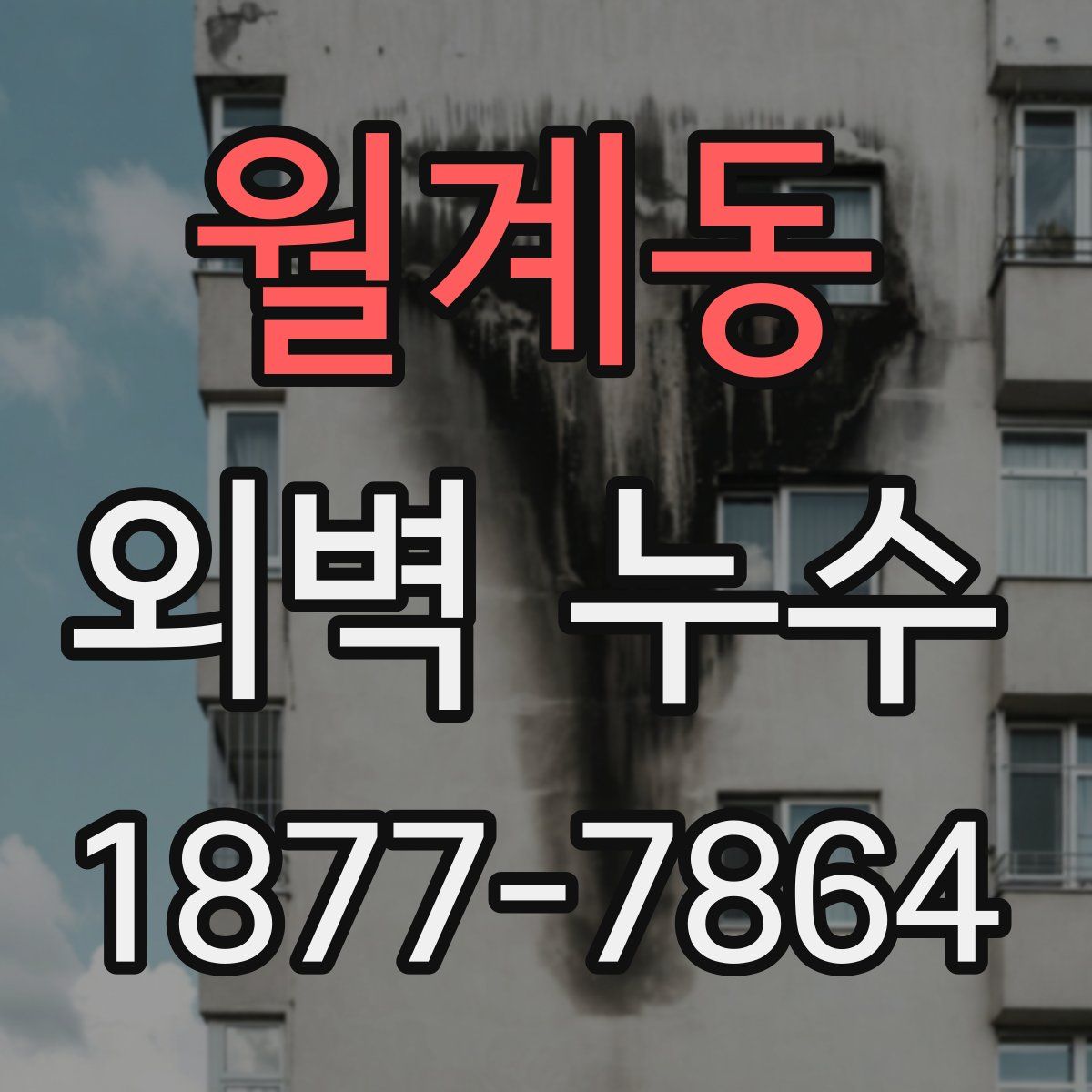 월계동 외벽 누수