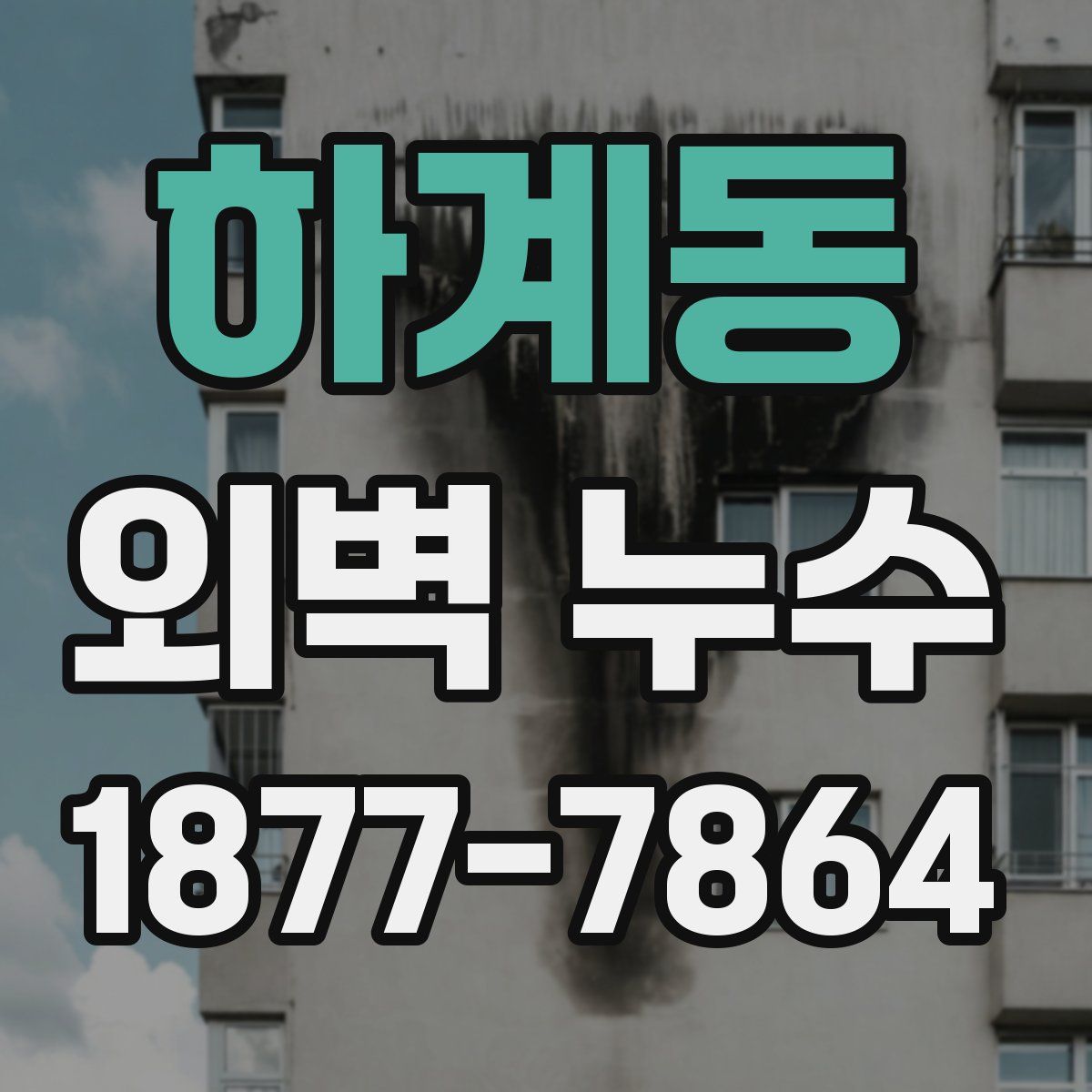 하계동 외벽 누수