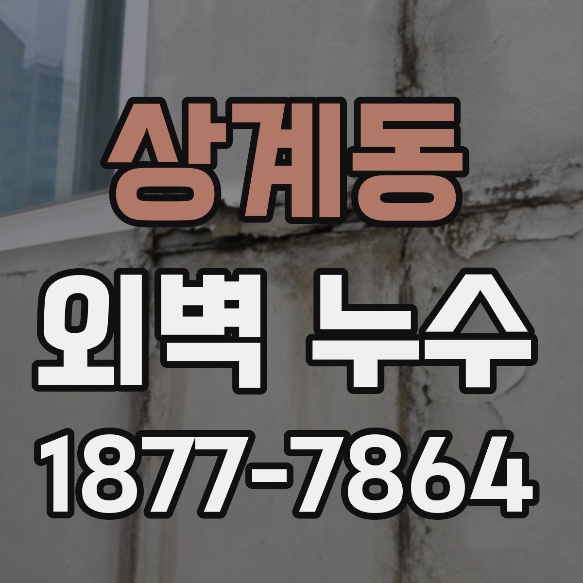 상계동 외벽 누수