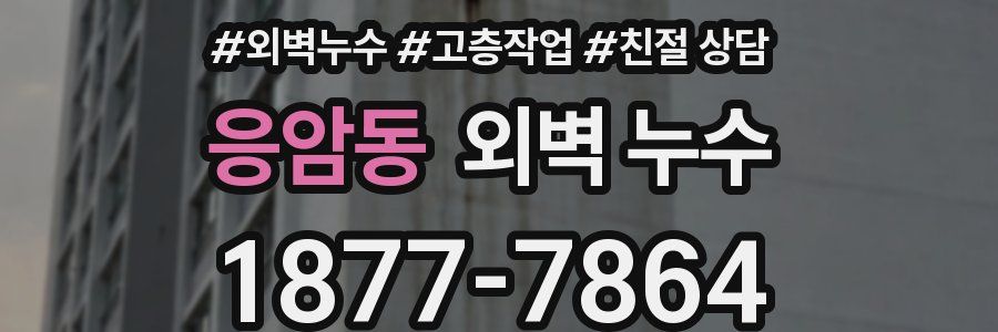 응암동 외벽 누수