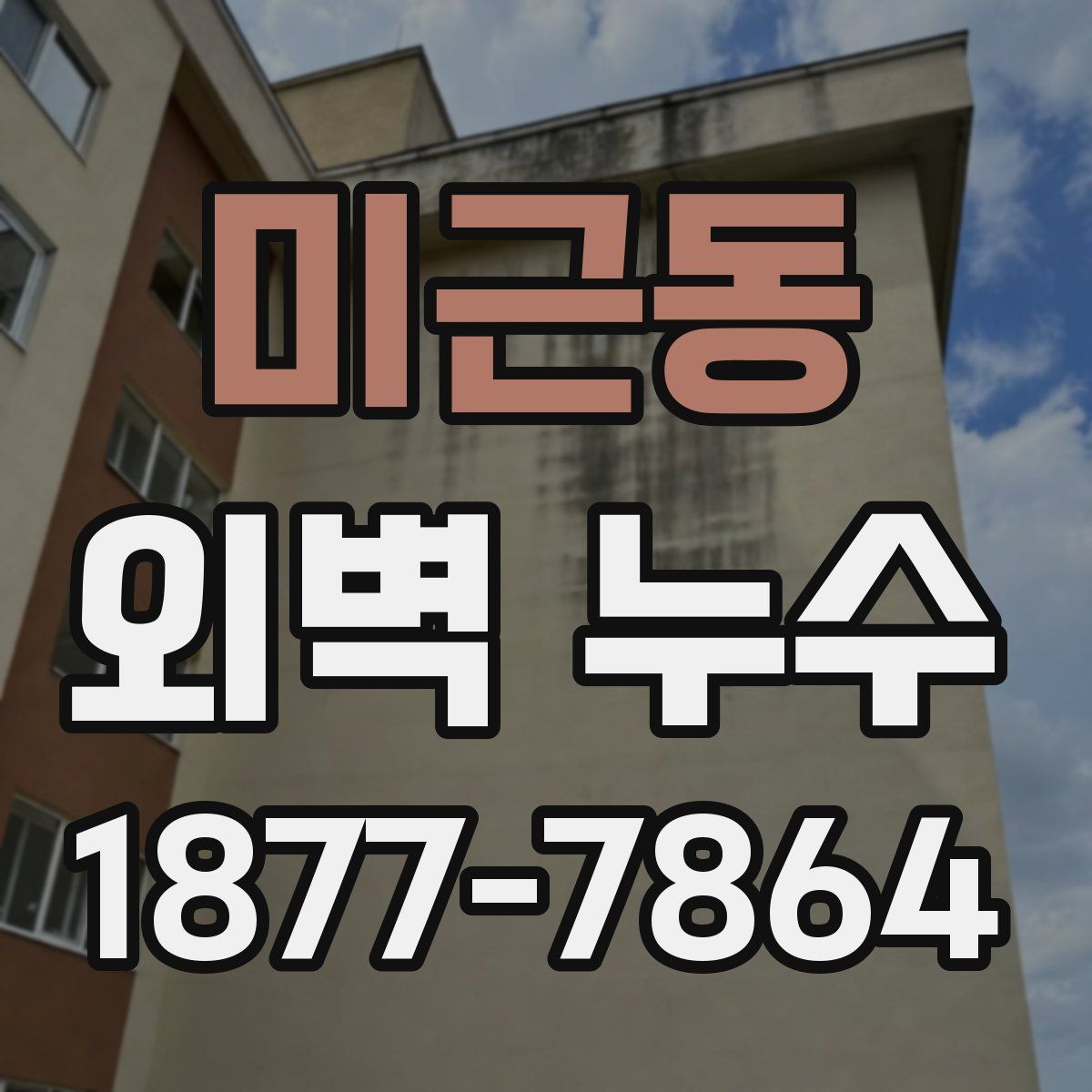 미근동 외벽 누수