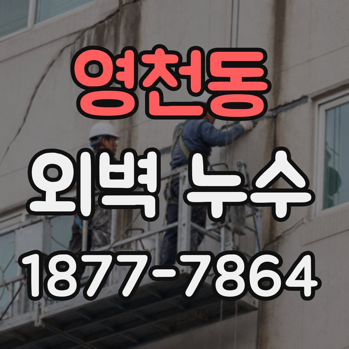 영천동 외벽 누수
