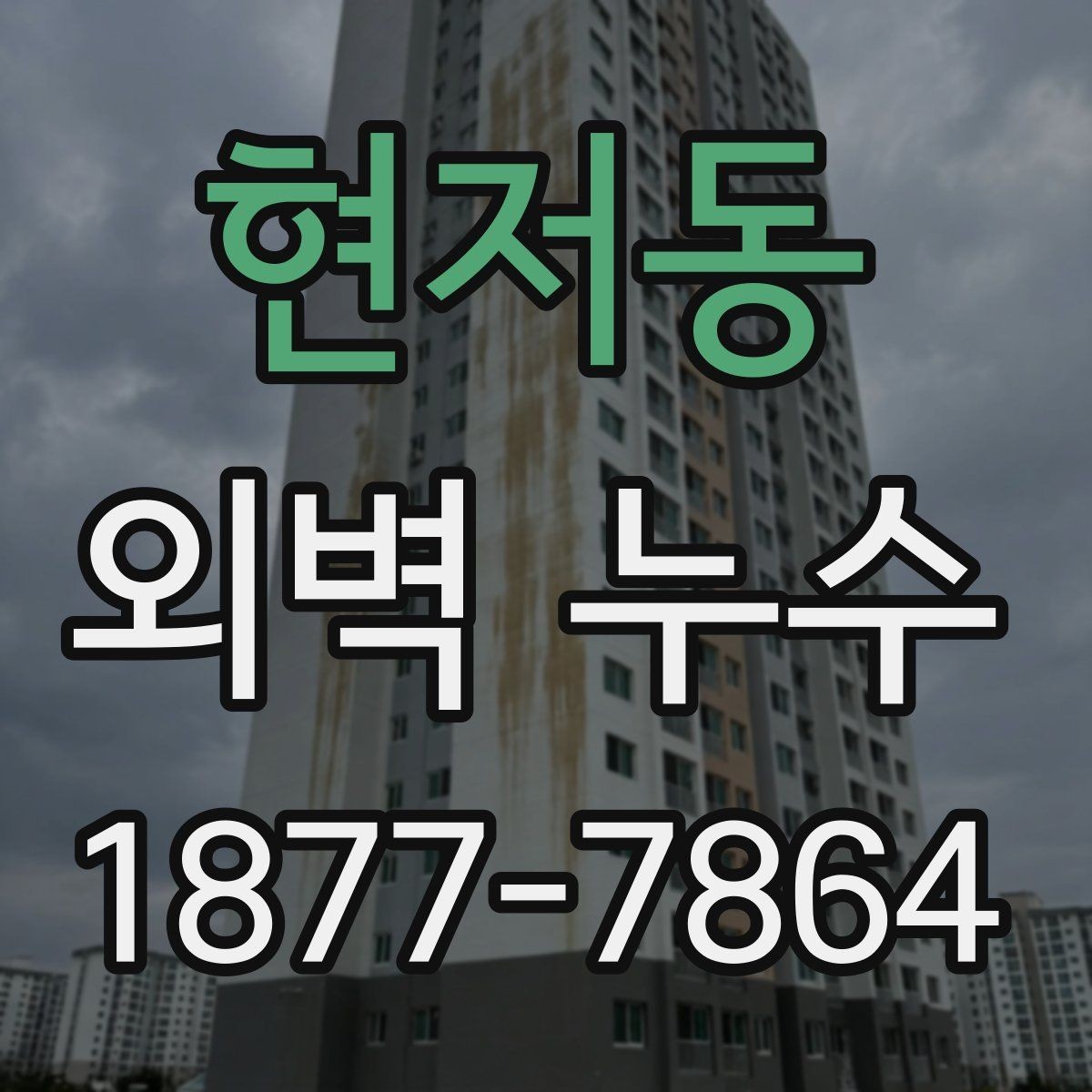 현저동 외벽 누수 원인별 보수 범위가 달라지는 이유