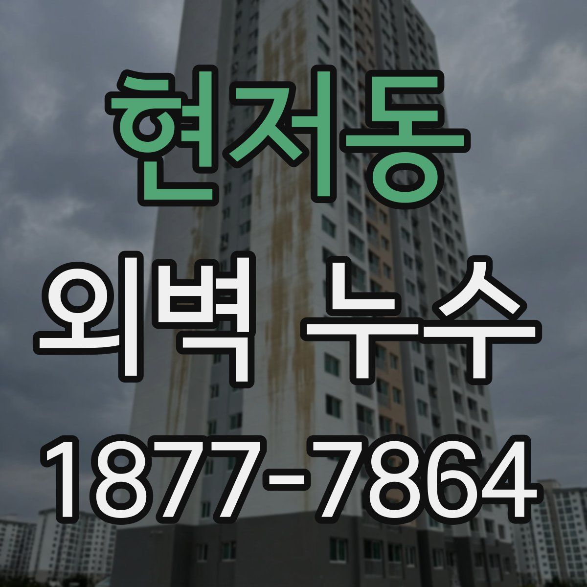 현저동 외벽 누수