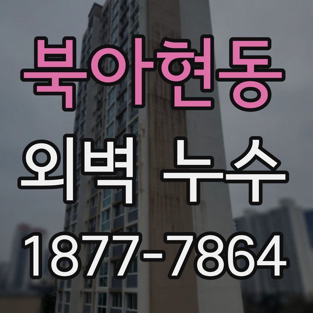 북아현동 외벽 누수