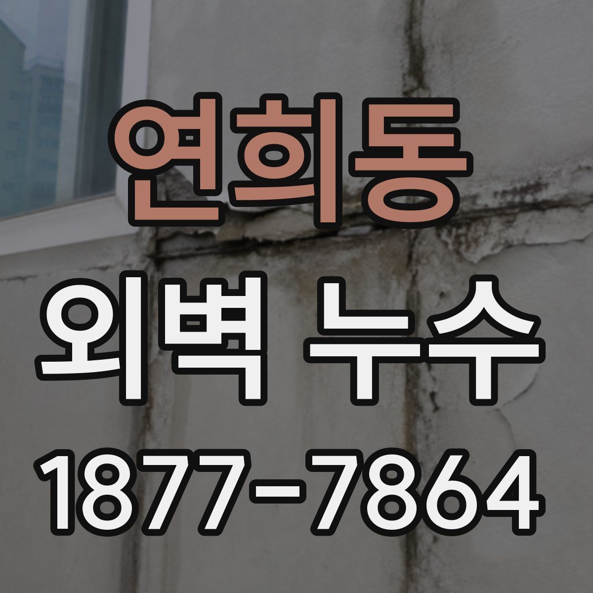 연희동 외벽 누수