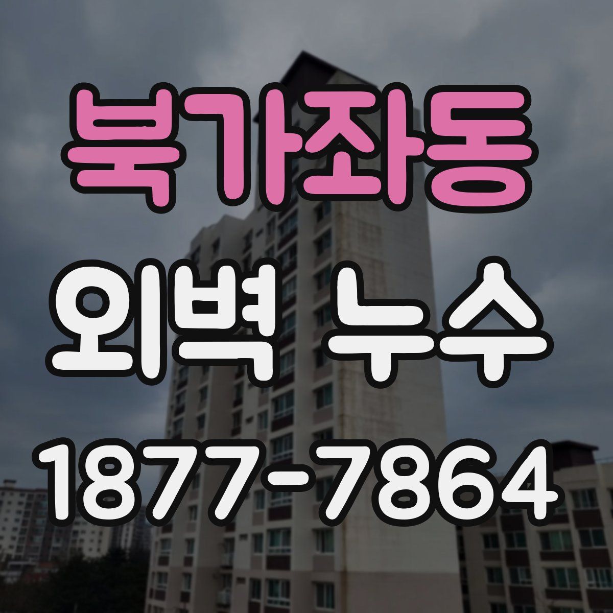 북가좌동 외벽 누수