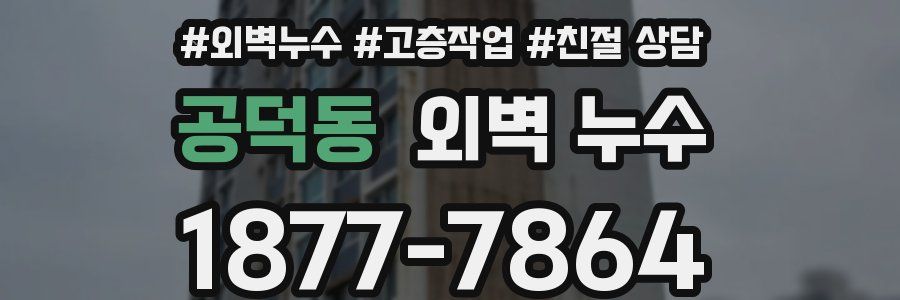 공덕동 외벽 누수