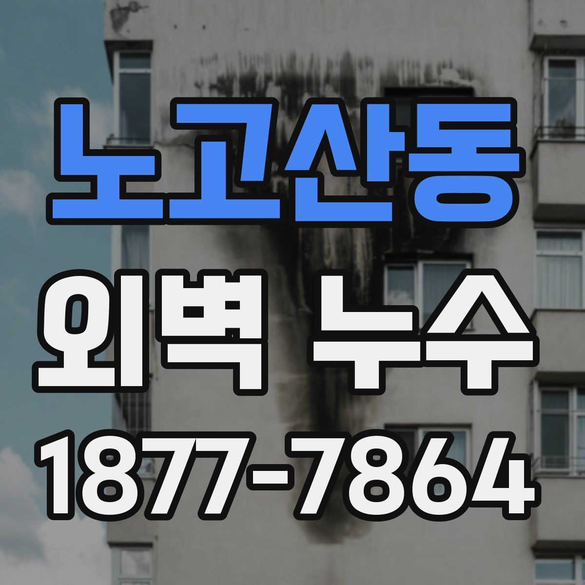 노고산동 외벽 누수
