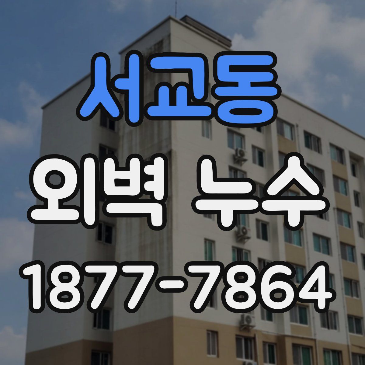 서교동 외벽 누수