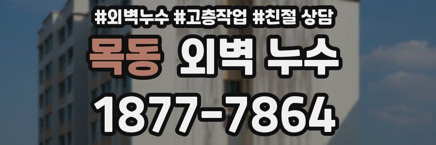 목동 외벽 누수