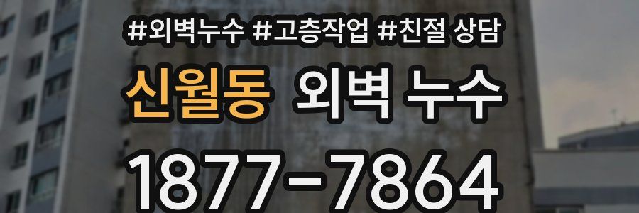신월동 외벽 누수
