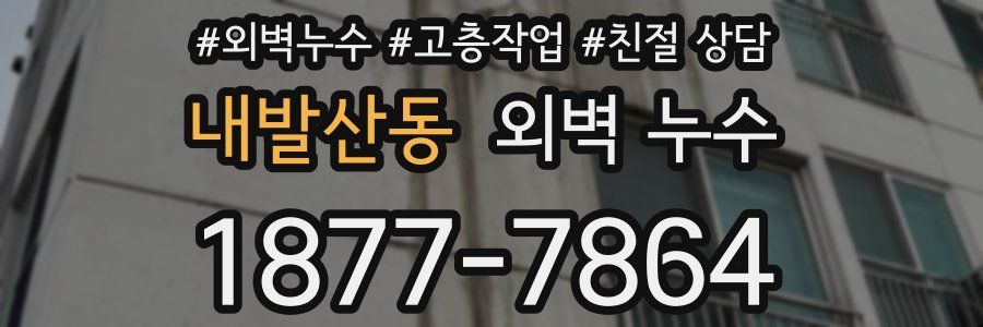 내발산동 외벽 누수