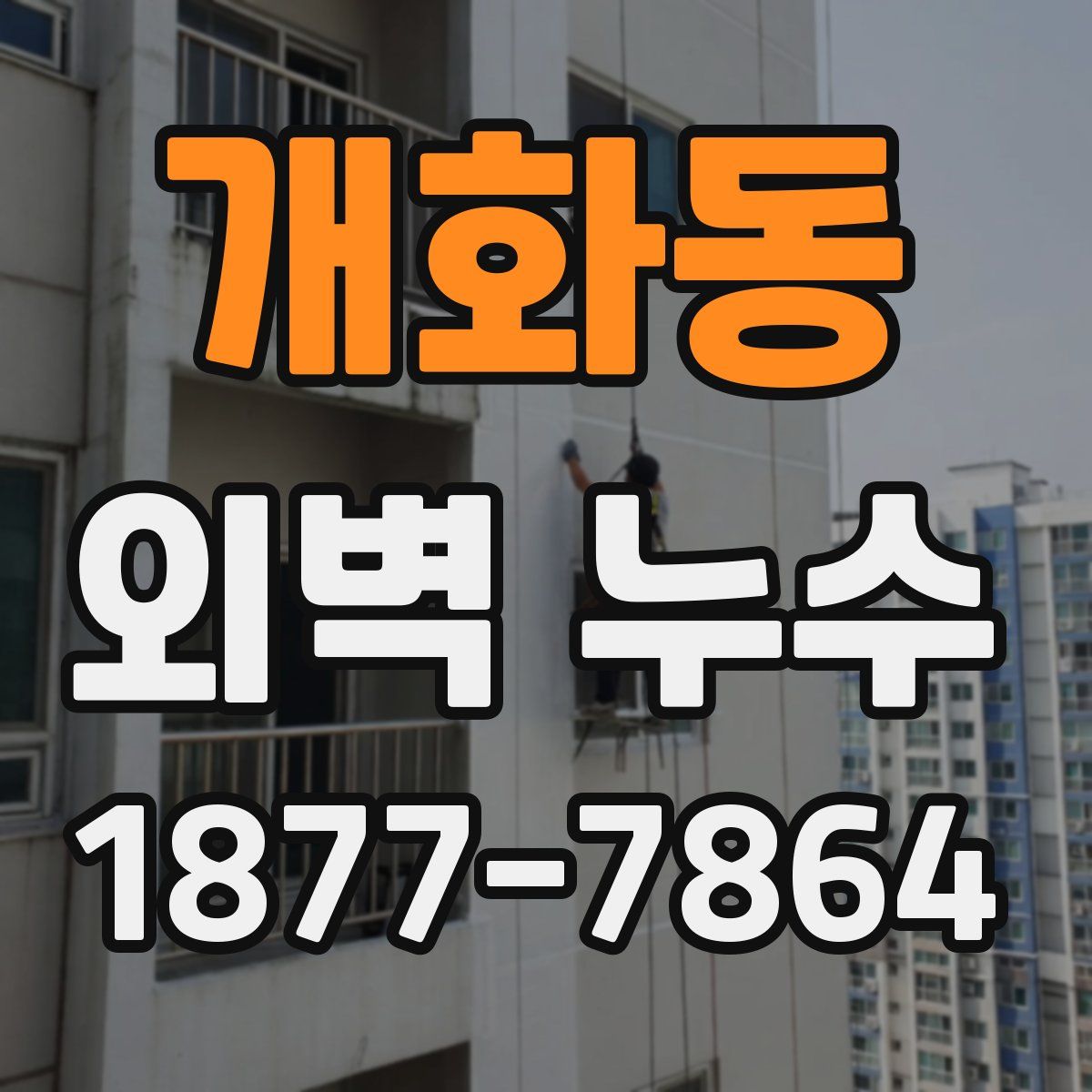 개화동 외벽 누수