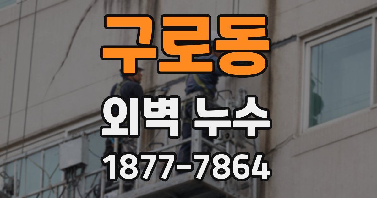 구로동 외벽 누수