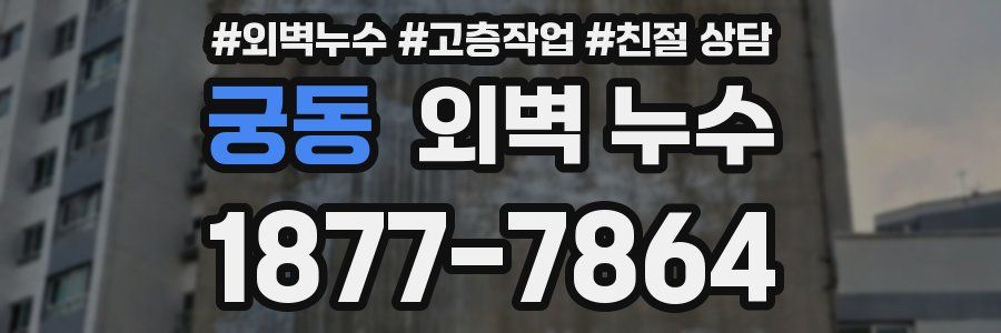 궁동 외벽 누수