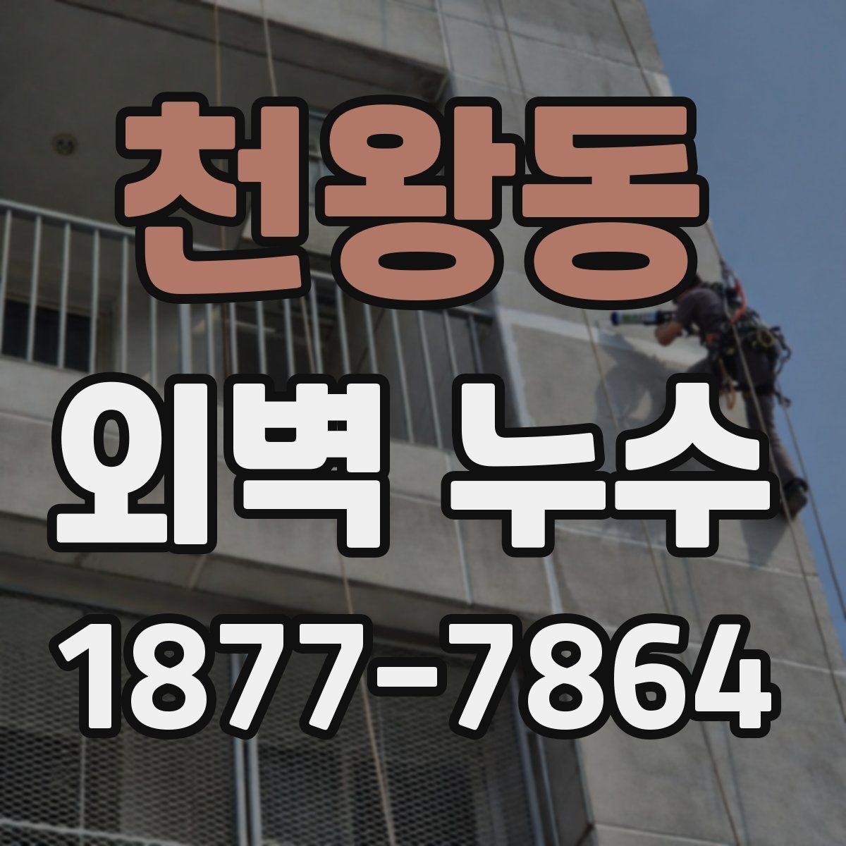 천왕동 외벽 누수