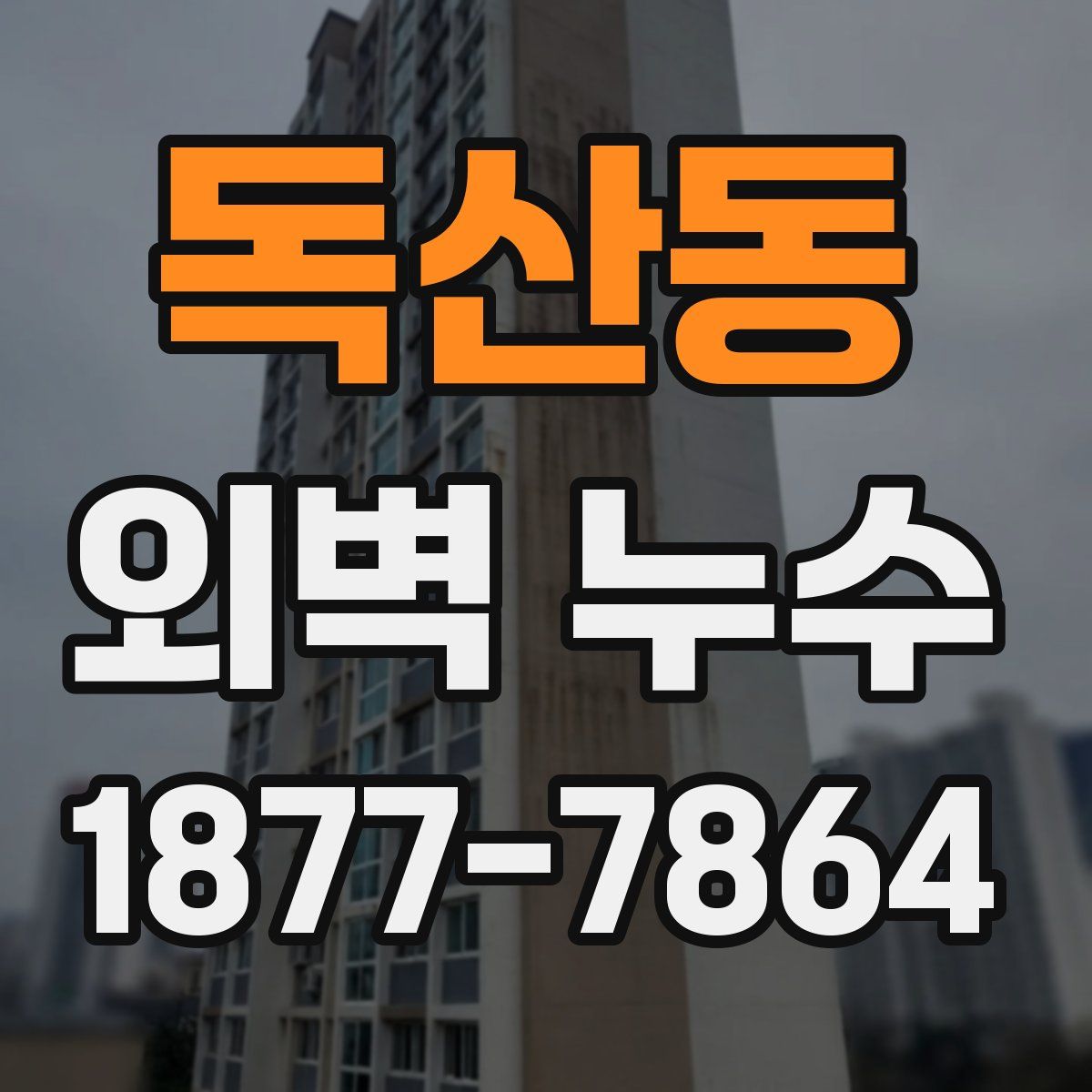 독산동 외벽 누수