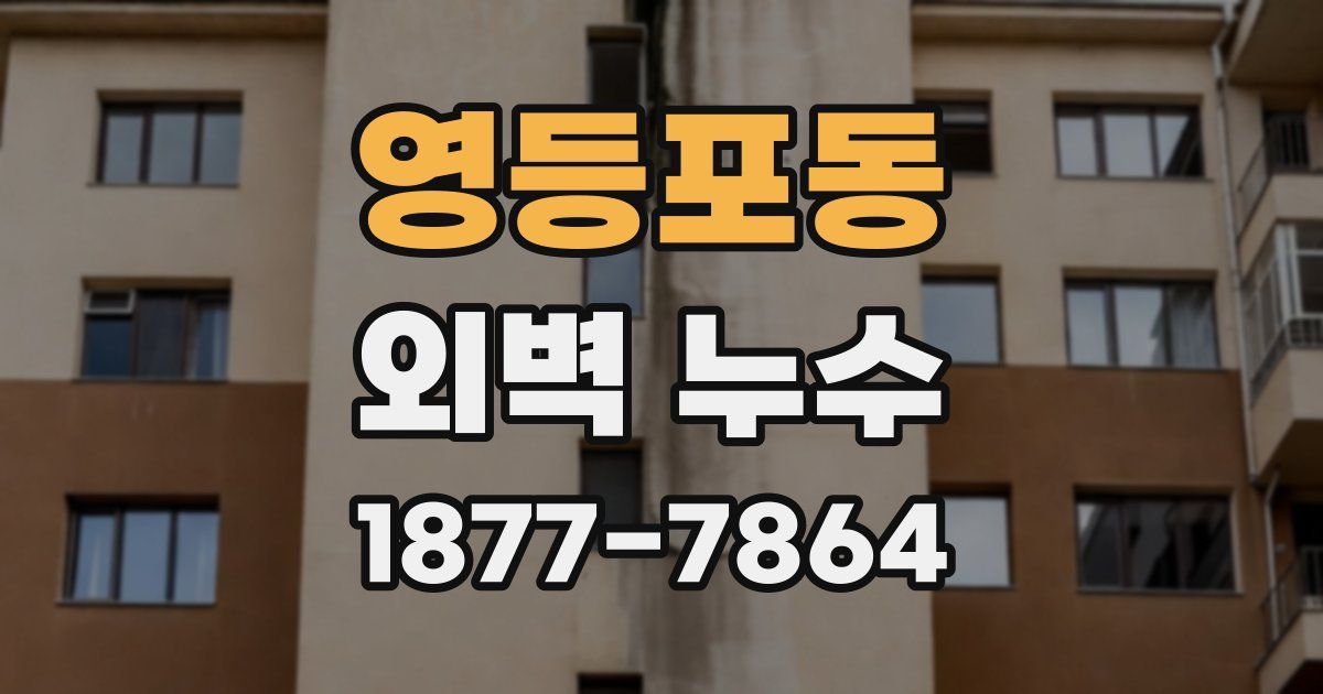 영등포동 외벽 누수