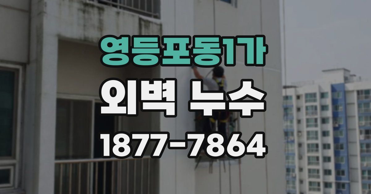 영등포동1가 외벽 누수