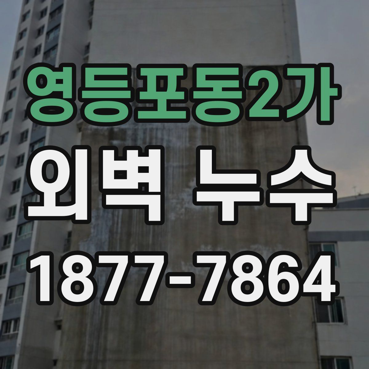 영등포동2가 외벽 누수