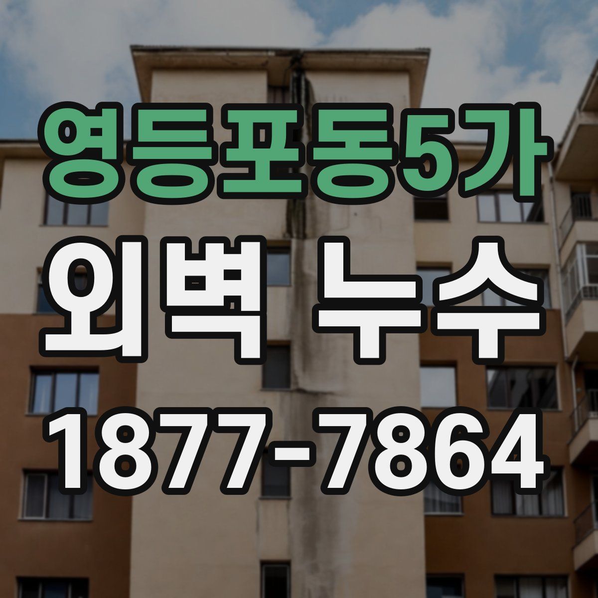 영등포동5가 외벽 누수