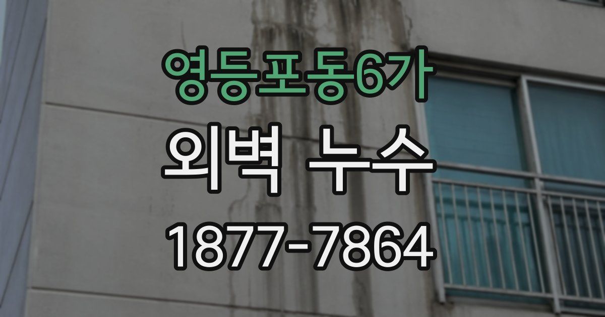 영등포동6가 외벽 누수