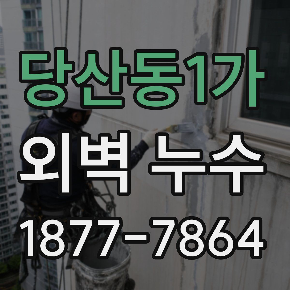 당산동1가 외벽 누수