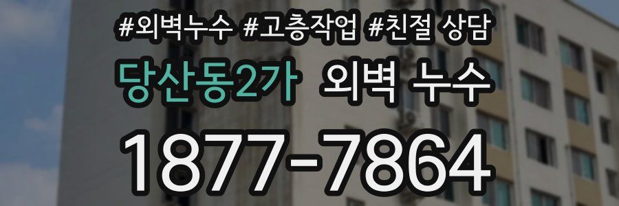 당산동2가 외벽 누수