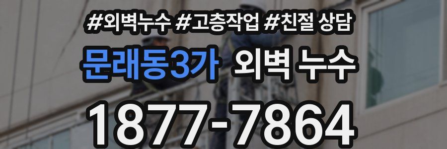 문래동3가 외벽 누수