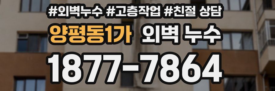 양평동1가 외벽 누수