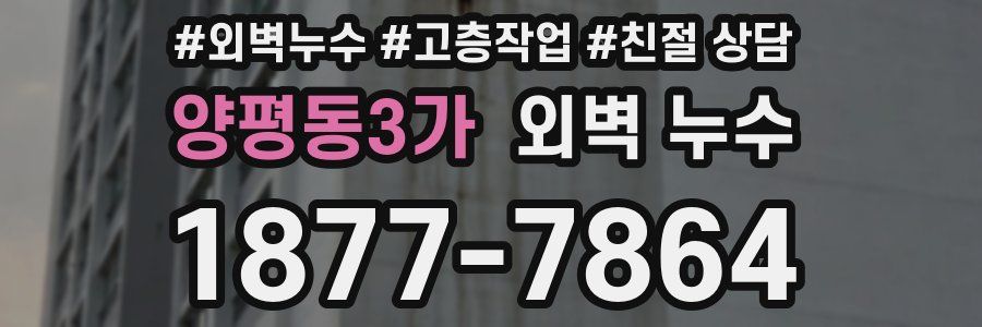양평동3가 외벽 누수