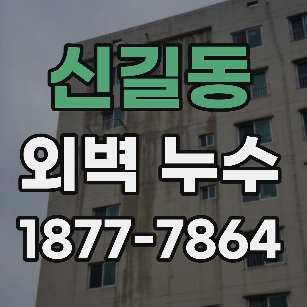 신길동 외벽 누수