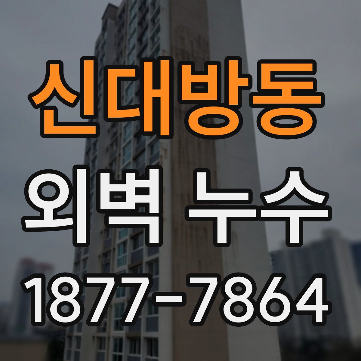 신대방동 외벽 누수