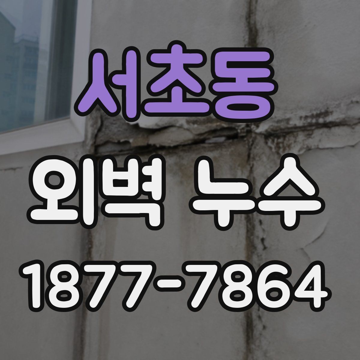 서초동 외벽 누수 점검 후 선택할 보수 방식