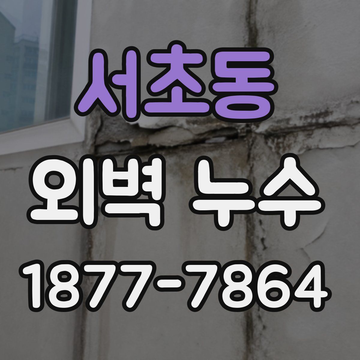 서초동 외벽 누수