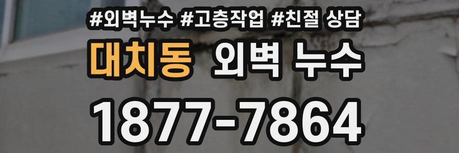 대치동 외벽 누수