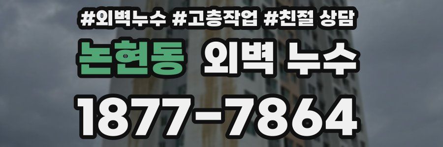 논현동 외벽 누수
