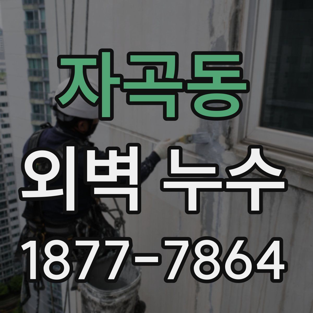 자곡동 외벽 누수