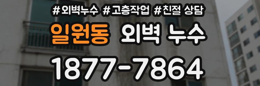 일원동 외벽 누수