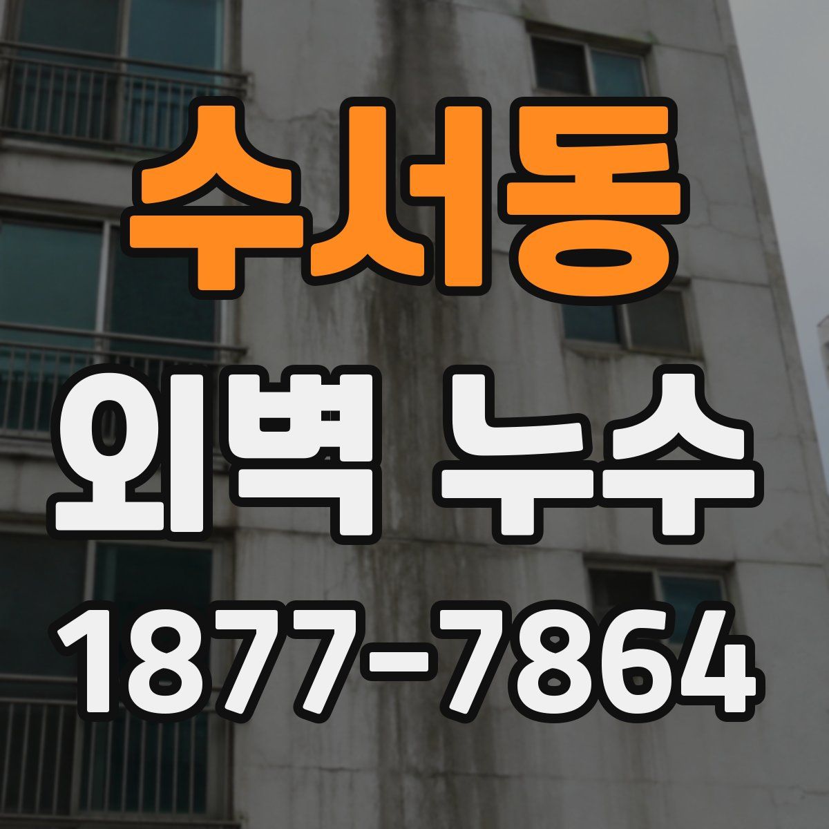 수서동 외벽 누수