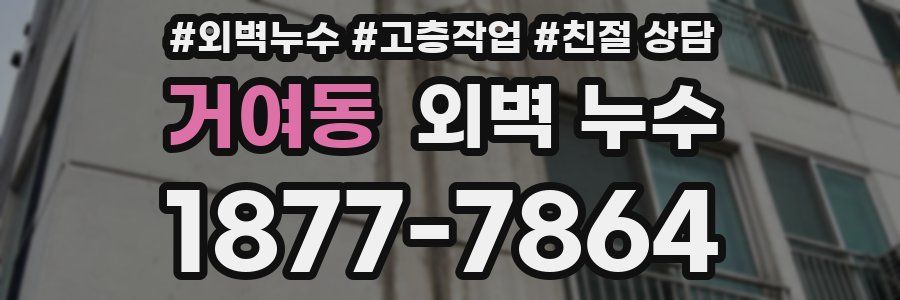 거여동 외벽 누수