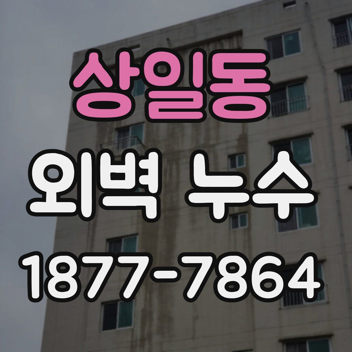 상일동 외벽 누수