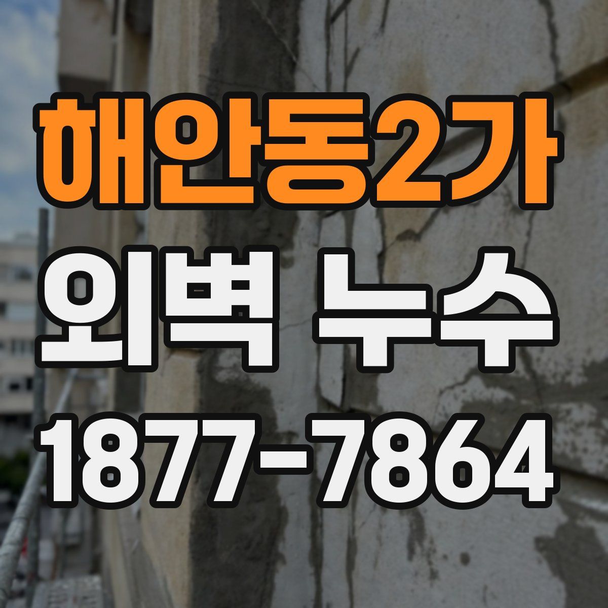 해안동2가 외벽 누수