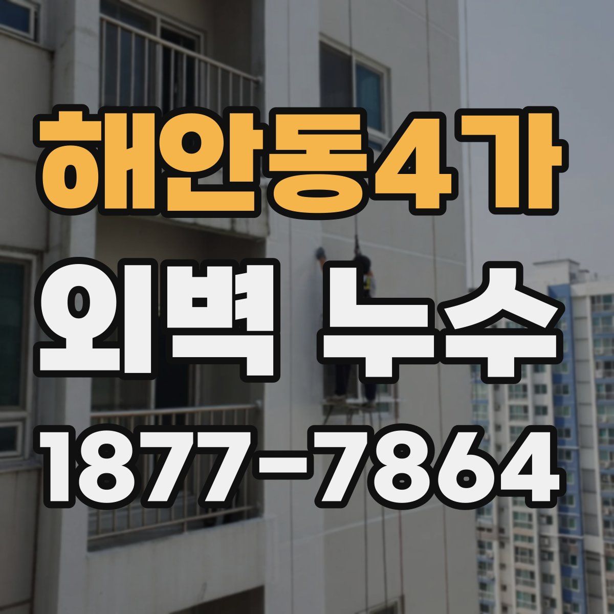 해안동4가 외벽 누수