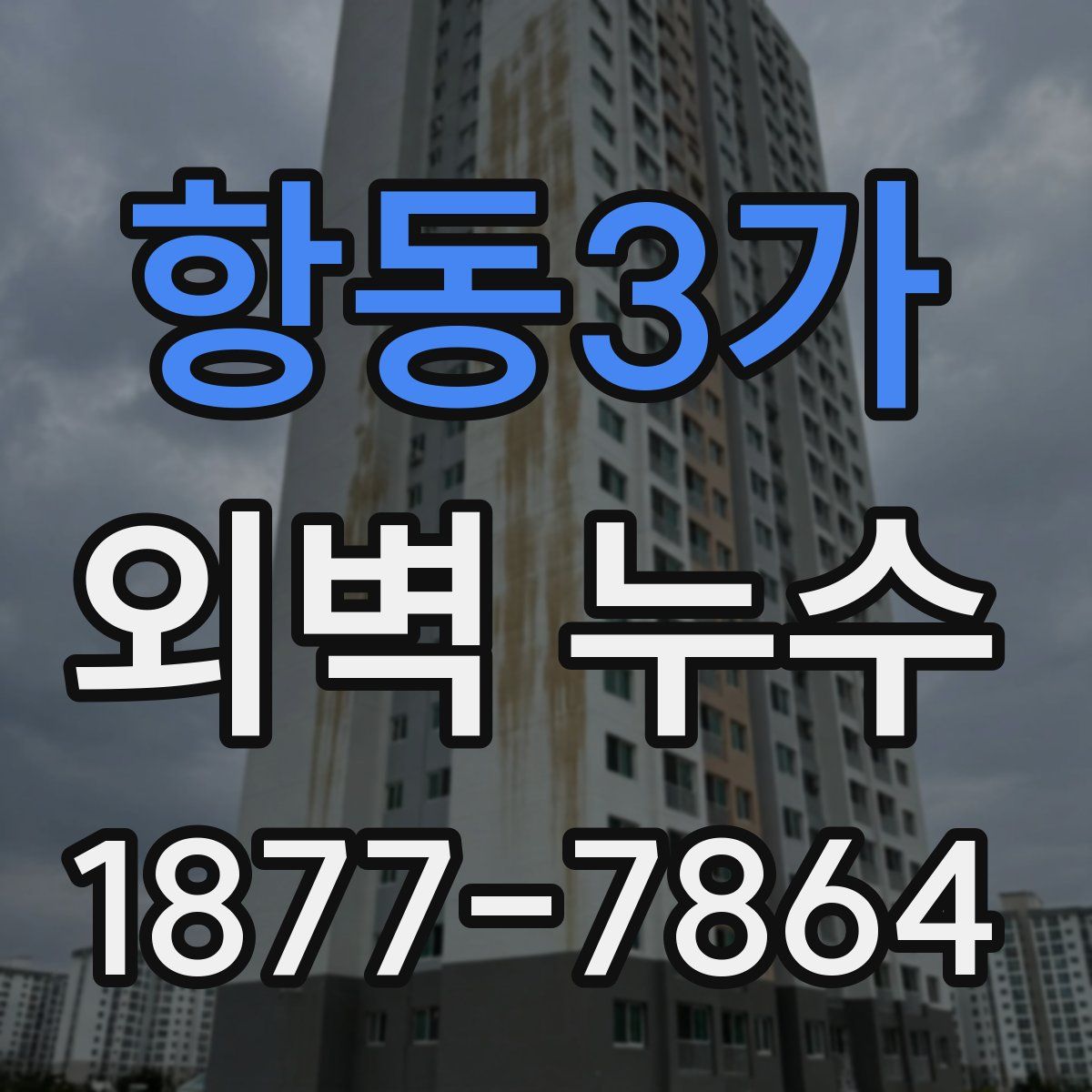 항동3가 외벽 누수
